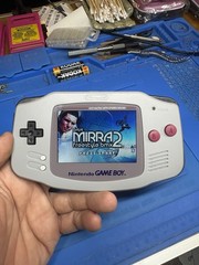 DMG Classic Gray Gameboy Advance Backlit IPS Screen GBA Nintendo V5 Pouch 80s