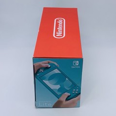 Nintendo Switch Lite Turquoise Console w/ Box Charger Case 5 Games & 128GB Card