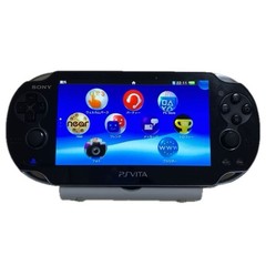 SONY PlayStation Vita PCH 1100 Crystal Black Console with Everyone s GOLF 6