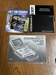 Nintendo Game Boy Advance SP Console – Cobalt Blue Complete CIB Working