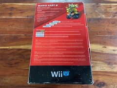 Nintendo Wii U Mario Kart 8 Deluxe Set 32GB Console w/ Mario Wheel Wiimote Rare!