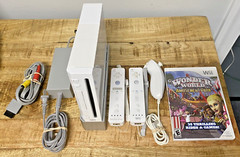 Nintendo Wii White Console Bundle RVL-001, Tested, SEE NOTES, FAST SHIPPING!