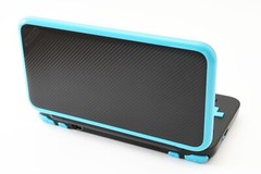 New Nintendo 2DS XL LL Console Turquoise Black w/Box Manual Adapter Tested Japan