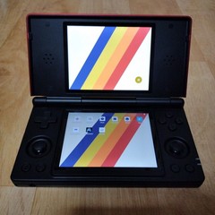 ANBERNIC RG DS Red Black – Used Excellent – Dual Screen Retro Handheld Emulator