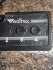 Vectrex Arcade System Video Game Console, controller, installed game, cartridge
