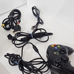 Microsoft Xbox Original Console Bundle Controller Cords 4 Games Tested Works Lot