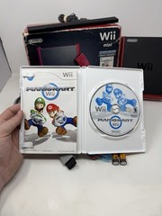 Wii Mini Bundle: Mario Kart – Red (Nintendo Wii Mini) Complete – Authentic Works
