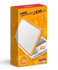 New Nintendo 2DS LL Console System White x Orange Region JAPAN import JP