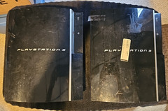 Lot Of 2 Sony PlayStation 3 Fat Consoles 1-CECHG01 1-Unknown Model) Untested
