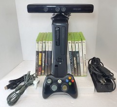 Microsoft Xbox 360 S (Model 1439) Console 500GB w Accessories & 10 Games TESTED✅
