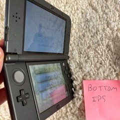 Nintendo “New” 3DS XL Metallic Gray Handheld Console RED-001 Bottom IPS Tested