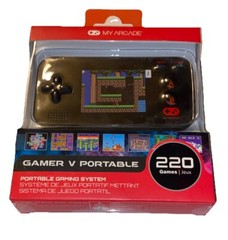 My Arcade Gamer V Portable 220 Games NEW 8 Bit Retro Game System NIB Battery AAA