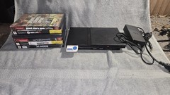 Sony PlayStation 2 Slim Black Console (SCPH-77001CB) + 6 Games