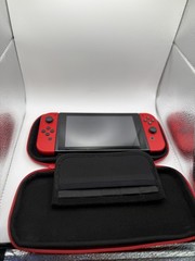 Nintendo Switch Super Mario Odyssey Edition Bundle Box Red Joy-Con Case No Game