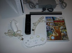 Nintendo Wii White RVL-001 Console Game Bundle, *WORKS