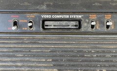 Atari CX-2600 A Woodgrain Console – No Power Cord – UNTESTED – For Parts/Repair
