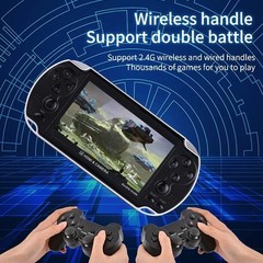 Compact 4.3″ X7 Plus Game Console – 10000 Classic Games & Dual Player Support