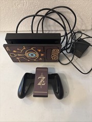 Nintendo HAC-007 Switch Dock Station ONLY for Nintendo Switch – Black W/ Skin