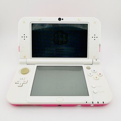 [TOP MINT] Nintendo NEW 3DS LL XL Pink x White Handheld Console From Japan w/pen