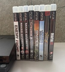 Sony PlayStation 3 PS3 Slim Console 160GB (3001A) w/ Controller & 8 Games Tested