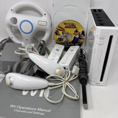 Nintendo Wii RVL-001 White Console Gamecube Compatibility Tested Works
