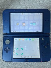 New 3DS LL XL Metalic blue Japan Nintendo Console region Japanese B989