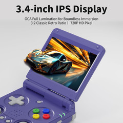 Anbernic RG34XXSP Retro Handheld Game Console Linux 3.4 Inch IPS Screen 720*480