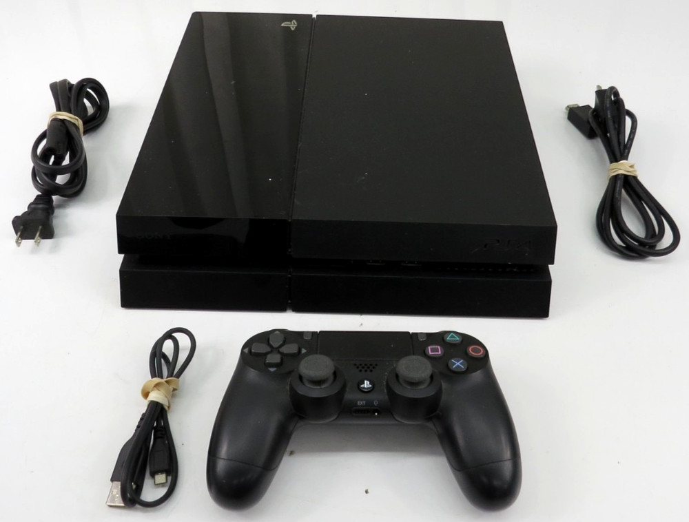 Sony Playstation 4 PS4 CUH-1115A 500GB Black Game Console W/Controller