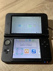 0858 Nintendo 3DS LL Silver Black Normal TESTED