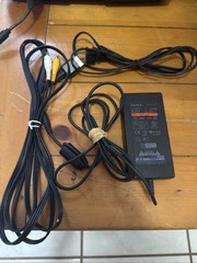 OEM Sony PS2 Slim 8.5V Power Supply Adapter Cord & Video Cable AC AV