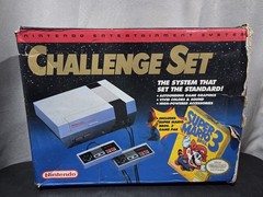 1992 Nintendo NES CHALLENGE SET In Box W/ Super MARIO Bros. 3 CIB NO Styrofoam