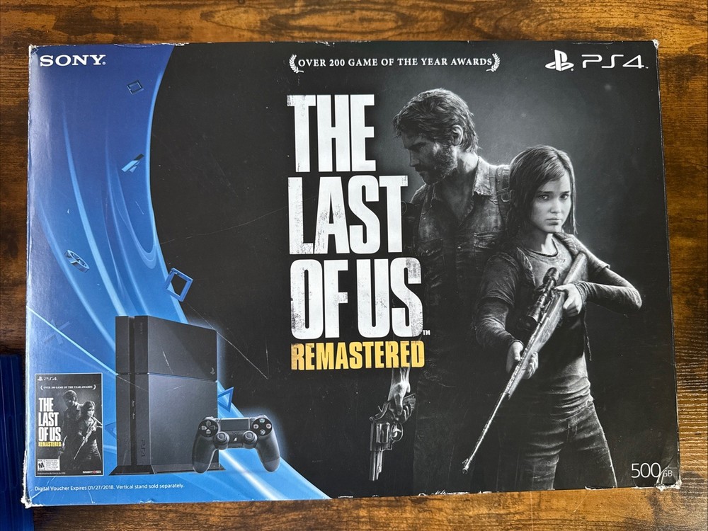 Sony PlayStation 4 The Last of Us Remastered 500GB Console Bundle W/6 Games
