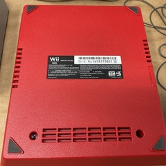 Nintendo Wii Mini Console Red RVL-201(USA), w/power cord No Av Cord