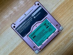 Nintendo Gameboy Advance SP AGS101 Pearl Pink Handheld w/ USB Cable & Battery