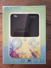G5 Handheld Game Box Game Player 3″ Screen Blue TV Connect Capable New Sealed