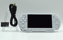 Sony PSP 3000 Pearl White Console Tested Working Good Condition Japan