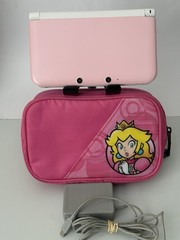 Nintendo 3DS XL Pink/White Console TESTED USA Model w/Stylus &Charger (128GB)
