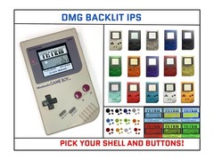 Nintendo Game Boy Original DMG IPS Brighter Backlight Custom PICK YOUR COLOR!