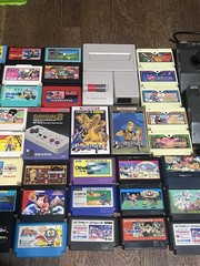 Nintendo Famicom AV Console HVC-101 & 40 Games 2 Arcade Sticks Rare Tested NES🔥