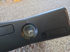 Microsoft Xbox 360 S Console Black HDMI Model 1439 – 2010 – Untested