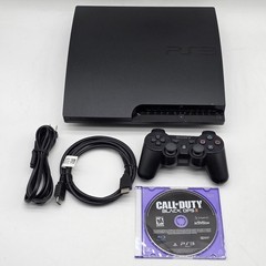 Sony PlayStation 3 PS3 Slim Console 160GB (3001A) w/Controller & Cables Working!