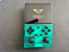 ANBERNIC RG35XX PRO (TRANSPARENT GREEN) 64GB GAME CARD KNULLI GLADIATOR 2) GXRG