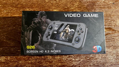 G28 Retro Handheld Video Game Console Linux System 4.3 Inch White 128gb