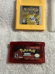 Nintendo Game Boy Advance SP AGS-101 Pearl Pink Lot All Working Pokémon Ruby,SEP