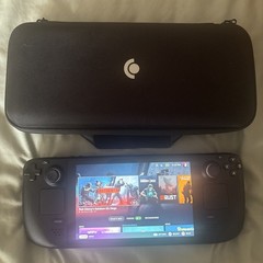 Valve Steam Deck 64GB Model 1010 128GB External Mico SSD Included + CASE