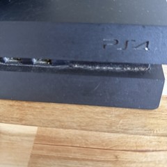 Sony PlayStation 4 PS4 Console CUH-1001A 2 Non PS4 Controllers, Disk Tray Clicks