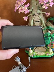 Nintendo 3DS Black CTR-001 Game System Console w/ Charger