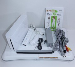 NINTENDO WII FIT PLUS CONSOLE SYSTEM BUNDLE BALANCE BOARD GENUINE CONTROLLERS