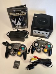 Nintendo GameCube DOL-001 Console Bundle 2 OEM Controllers + CIB Game WORKING