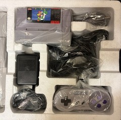 SNES Super Nintendo Original 1991 Launch Release Version Console Set CIBw/extras
